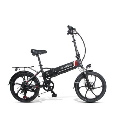 China SHIMANO Aluminum Alloy 7 Speed ​​Disc Brake LCD Spoke Rim Foldable Frame Electric Bicycle 48V Brushless Motor Ebike for sale