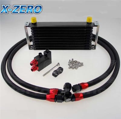 China Professiona Silver Color Bmw 335i Oil Cooler Kit 13 Row Twin Turbo W/ Bracket for sale