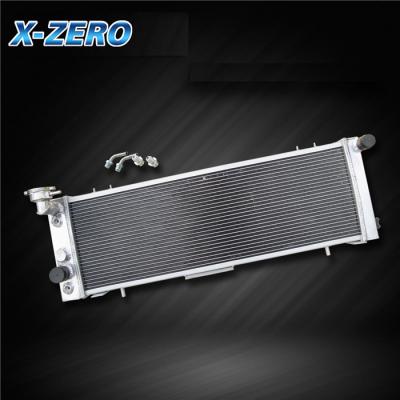 China 91-2001Jeep Aluminum Radiator Jeep Cherokee Comanche Limited L4 L6 AT MT 2 Row for sale