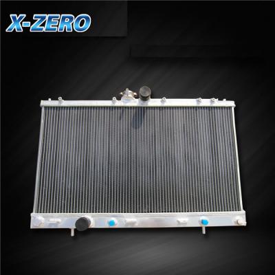 China Durable 2 Row Aluminium Racing Radiator For Mitsubishi Lancer L4 EVO 7 8 9 for sale