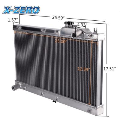 China 90-97 MAZDA MIATA Mx5 Aluminium Radiator JDM Performance Manual MT Transmission for sale