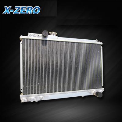 China Toyota Supra Custom Aluminum Radiator Twin Turbo L6 3.0L MT 86-93 50mm Core for sale