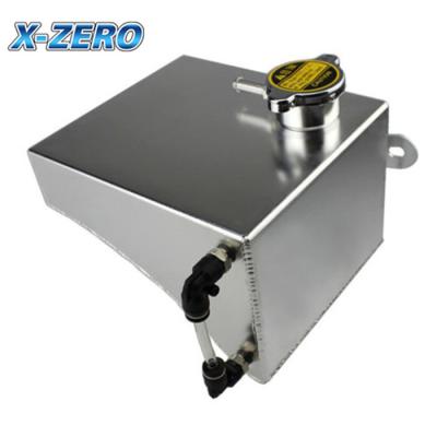 China S13 240SX Radiator Coolant Overflow Tank Aluminum Reservoir SR20DET KA24DE KA24E for sale