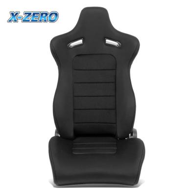 China Estilo negro de JDM que compite con el resbalador de Seat de cubo con los carriles ajustables de Sliderway en venta