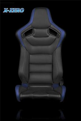 China Easy Installation Blue And Black Racing Seats , Tuner Bucket  Sport Racing Seats for sale