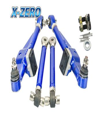 China Nissan S13 180SX 240SX Adjustable Control Arm , Blue Race Car Accessories for sale