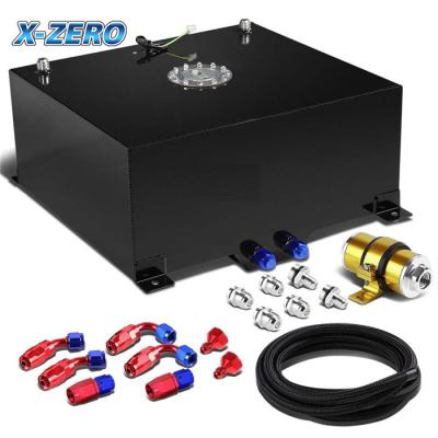 China Aluminum Racing Fuel Cell 20 Gallon 78L Oil Feed Oil Line 30 Micron Inline Filter for sale