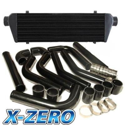 Κίνα JDM 28» καθολική στροβιλο Intercooler εξάρτηση +2,5» ΜΑΎΡΟΙ σωλήνας και πτερύγιο εξαρτήσεων σωληνώσεων προς πώληση