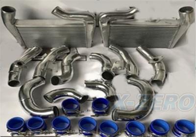 China Nissan 90-96 300ZX Z32 Small Turbo Intercooler Kit , FMIC Universal Intercooler Piping Kit for sale