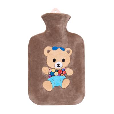 China Factory Wholesale Custom Reusaber Hot Water Bottles Rubber Hot Water Bag With Covers 668 for sale