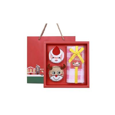 China Newest Hot Selling Child Safe Set Creative Bathroom Towels Christmas Towel Gift Box for sale