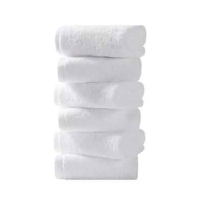 China Large Size Custom Cotton White Luxury Bath Towel Hotel QUICK DRY for sale