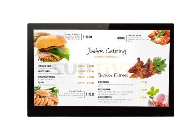 China Wall Mounted Kiosk Digital Signage Full HD 24″inch Computer Kiosk LCD Display Suitable for Bank Store Coffee Shop for sale