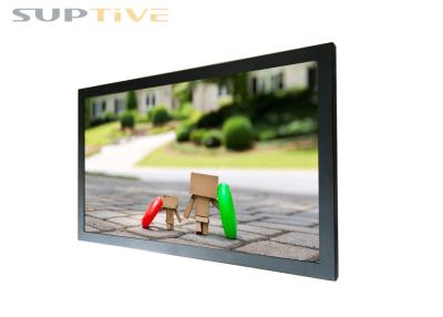 China Metal Case High Resolution Lcd Monitor / Wall Mounted Cctv Monitors With Bnc Input for sale