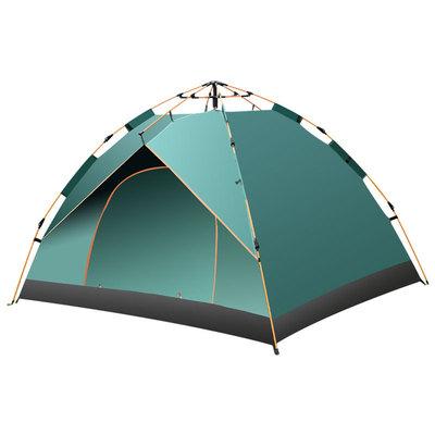 China Customizable 1-2 Person Diagonal Tethering Type Raising Beach Folding Tent Outdoor Waterproof Camping Automatic Pop Up Tent for sale