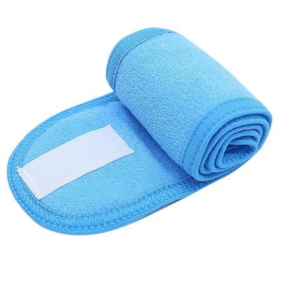 China Magic Headband Antiperspirant Magical Antiperspirant Locking Yoga Sports Belt Wash Makeup Beauty Headband Ladies Microfiber Bandage Headband for sale