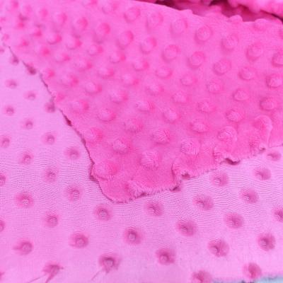 China Waterproof Soft Super Soft Top Sheet Cover Doll Comfort Velvet Foam Fabric Short Pressure Plush Fabric Manufacturers In Stock for sale