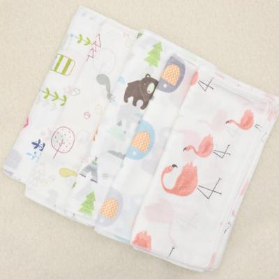 China QUICK DRY Muslin Cotton Gauze Plain Baby Boy Girl Washcloth Face Towel Soft Light Weight 25x25cm for sale