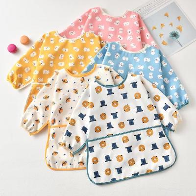 China New viable children's coveralls waterproof anti-wearing baby winter cartoon rice clothing rice pocket bib thickened coveralls for sale