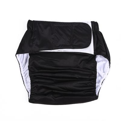 China Super Large Reusable Adult Diaper for the Elderly and Disabled Plain Weave, Adjustable Waist Coat TPU Incontinence Pants Waterproof Underwear for sale