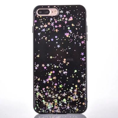 China Soft TPU Small Star Glitter Space Back Cover Cell Phone Case For iPhone 7 6s Plus for sale