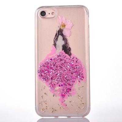 China Soft TPU Glitter Mermaid Designing Back Cover Cell Phone Case For iPhone 7 6s Plus for sale