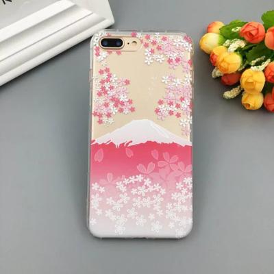 China Soft TPU Three-dimensional Relief Flowers Cell Phone Case Cover for iPhone 7 6s Plus for sale