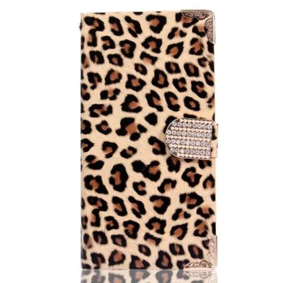 China PU Leather Noble Luxury Leopard Wallet Stand Cell Phone Case Cover for iPhone 7 6s Plus 5s for sale