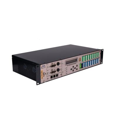 China 30 dB 1565nm 2U High Power Optical EDFA CATV System for sale