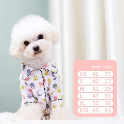 China Viable Fashion Dog Pajamas Pet Clothes Coat Pet Accessories Pajamas Clothing Soft Warm Dog Sleepwear for sale