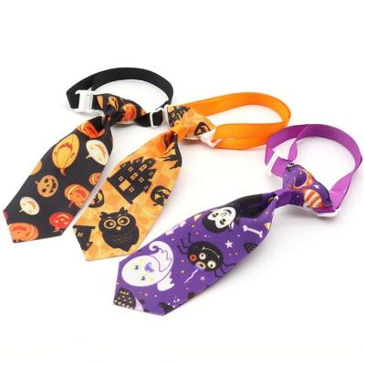 China Viable Wholesale High Quality Multicolor Halloween Holiday Dog Collar Bow Tie Dog Tie for sale