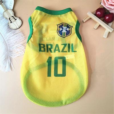 China Sustainable Custom OEM Cotton Dog Summer Clothes Vest Dog Cool Dog Vest for sale