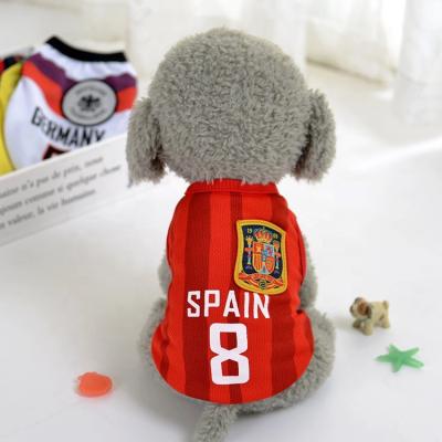 China Sustainable Wholesale Breathable Sport Dog Clothes Dog Vest Tank Top Pet Vest for sale