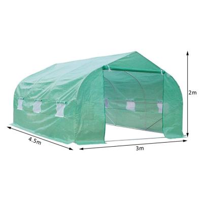 China Excellent quality polytunnel gazebo metal tunnel cheap garden modern outdoor greenhouse green furniture houses for sale for sale