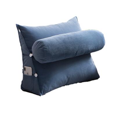 China Modern Indoor Outdoor Riangle Pillow Cotton Washed Cushion For Sale for sale