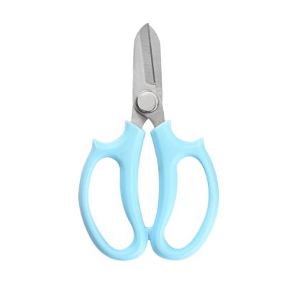 China Wholesale Portable Floral Anti-Slip Handle Plant Stainless Steel Tool Branch Trimming Shears Graft Scissors Garden Scissors for sale