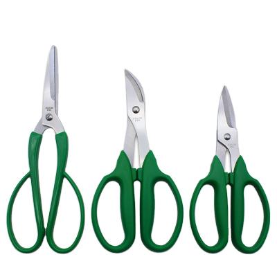 China Wholesale Anti-skid 3Pcs Professional Handle Grafting Garden Pruner Bonsai Scissors Grafting Scissors Shears Set for sale