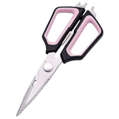 China Popular High Quality Stainless Steel Scissors 8in1vegetable Scissors Kitchen Scissors for sale