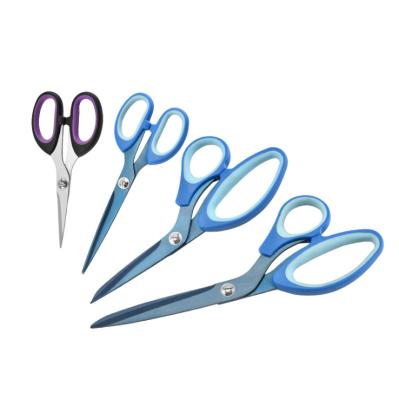 China Low MOQ Universal Cutoff Titanium Plated Multifunctional Tailor Scissors For Clothes Sewing for sale