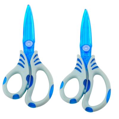 China Embroidery Ready To Ship Cheap Scissors Kids Safety Cutting Stainless Steel Kids Scissors for sale