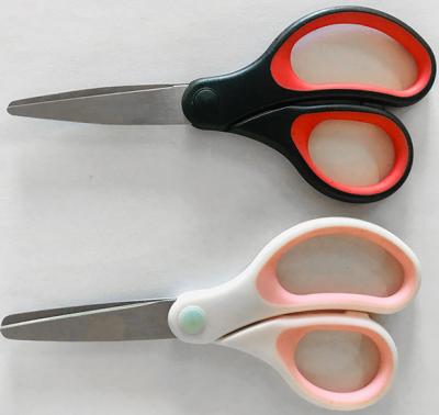 China Manufacturer Direct Selling Universal Stainless Steel Scissors Rubber Household Manual Cutting Scissors for sale