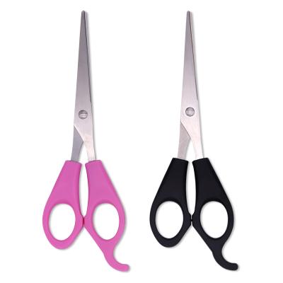 China Black Stainless Steel Barber Hair Scissors Hair Cutting Scissors Right Handed Grooming Balancing Professional Beauty Hair Scissors for sale