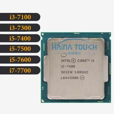 China Original Intel Core Server I3-7100 7300 7400 CPU I5-7500 7600 I7-7700 Dual Core Socket 1151 Desktop CPU 100% Working for sale