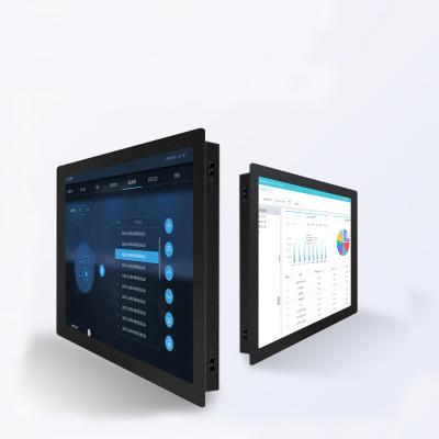 China Touch Screen 21.5 Inch Wall Hanging LED Monitor For Advertising Industrial Machine Metal Computer Monitor for sale