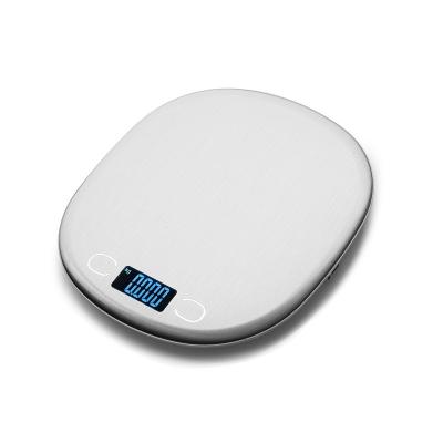 China Weight Measuring China Factory 1G Stainless Steel Digital Scale 11Lb5Kg Electronic Kitchen Food Scale for sale