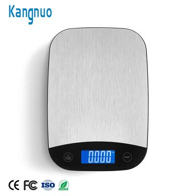 China Weight Measuring Multifunctional Digital Food Stainless Steel Kitchen Sensitive Scale 11 Lb 5Kg for sale