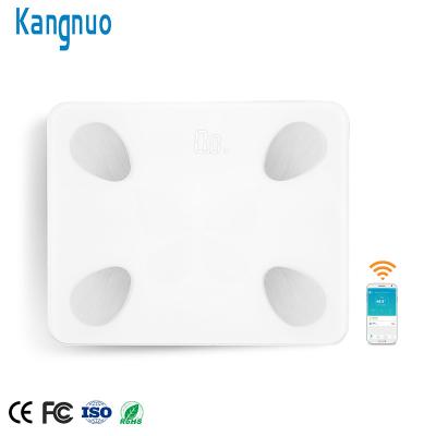 China White Custom Blue Bluetooth Tooth Bathroom Digital Body Scale ABS Weight Scale 180kg 396lb for sale