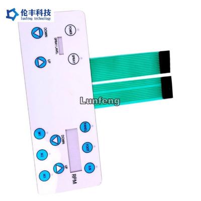 China Industrial Grade Waterproof Membrane Keypad with 1 Million Times Key Life and Consumption for sale