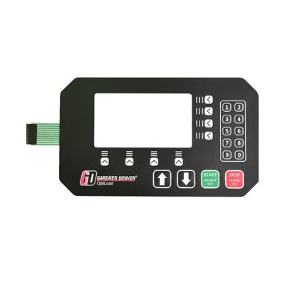 China 1-3 Million Times Lifespan ABS Membrane Switch Overlay for Industrial Control Equipment for sale