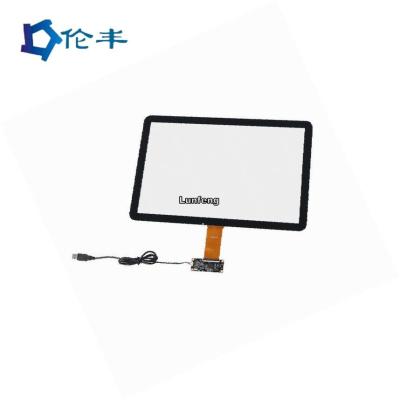 China UART Projected Capacitive Touch Screen Overlay 17.3 Inches I2C USB for sale